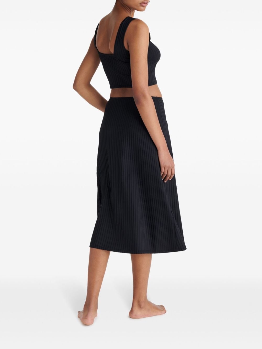 Copacabana ribbed midi skirt - 3