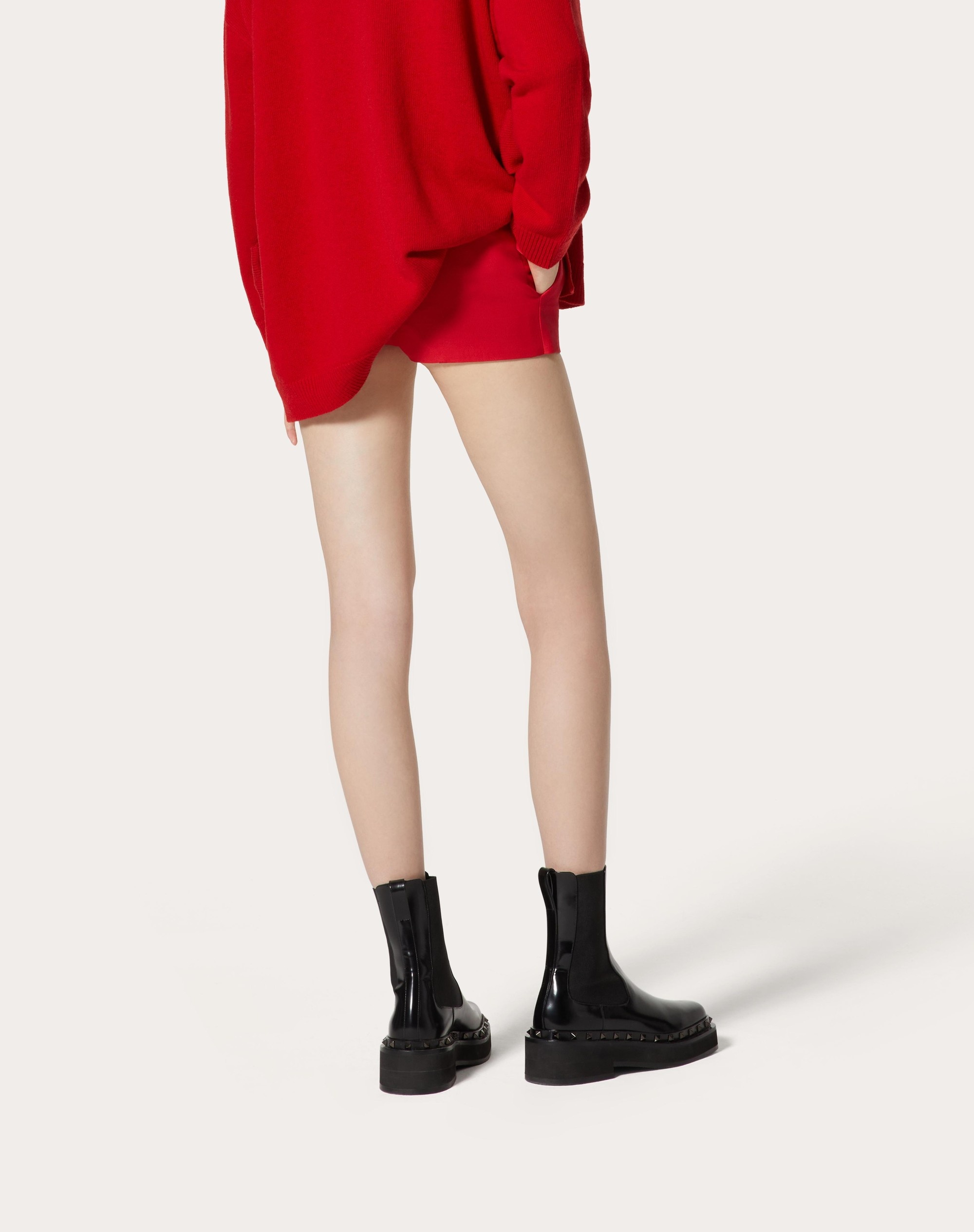 CREPE COUTURE MINI SKIRT - 4