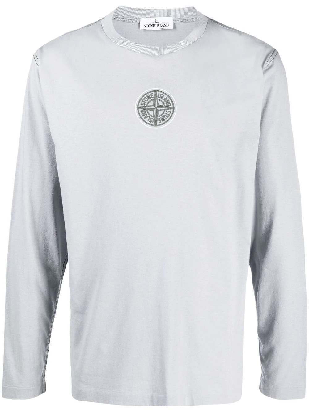 logo-print long-sleeved T-shirt - 1