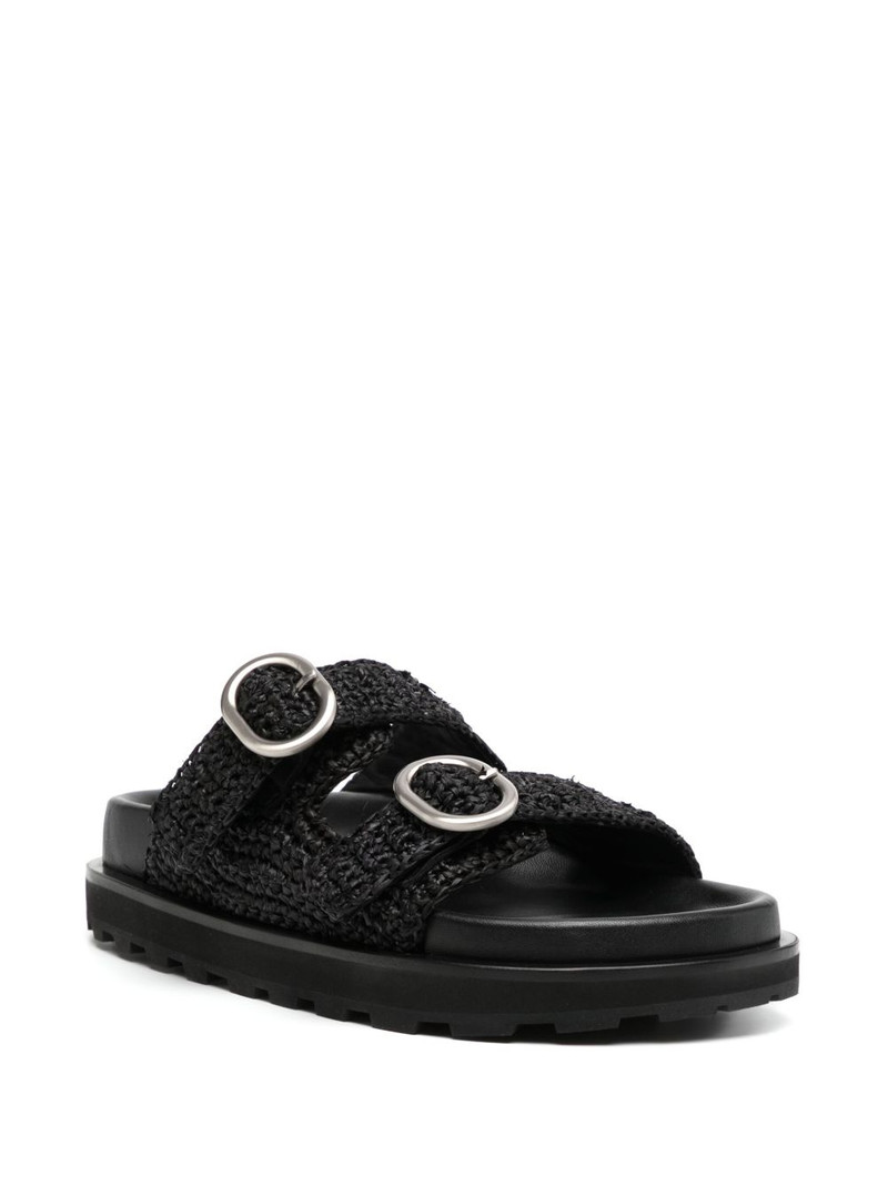 Jil Sander raffia sandals outlook