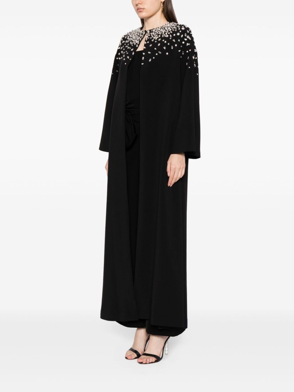 Calliope crystal-embellished coat - 3