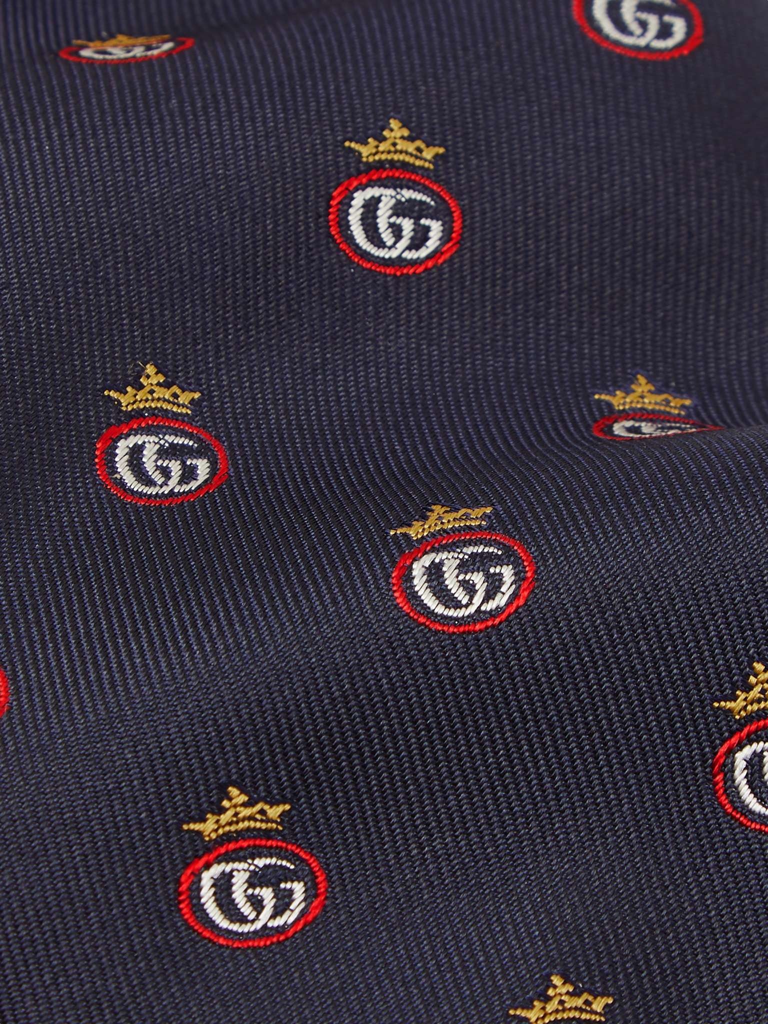 7.5cm Logo-Jacquard Silk Tie - 3