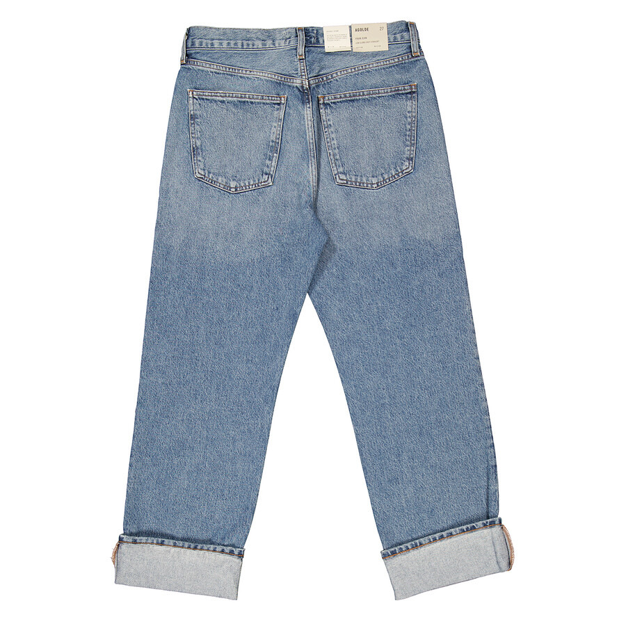 Agolde Ladies Fran Invention Low Slung Straight Jeans - 6