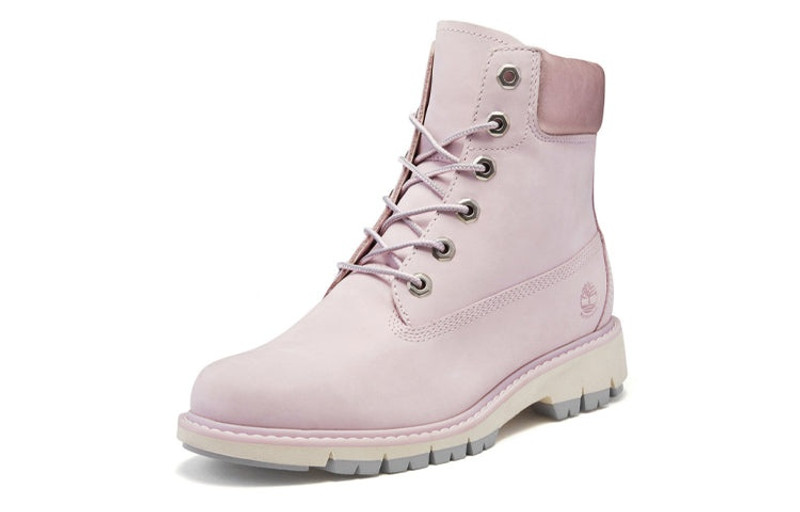 (WMNS) Timberland 6 Inch Premium Boot 'Light Pink Metallic Collar' A2B3ZW 2