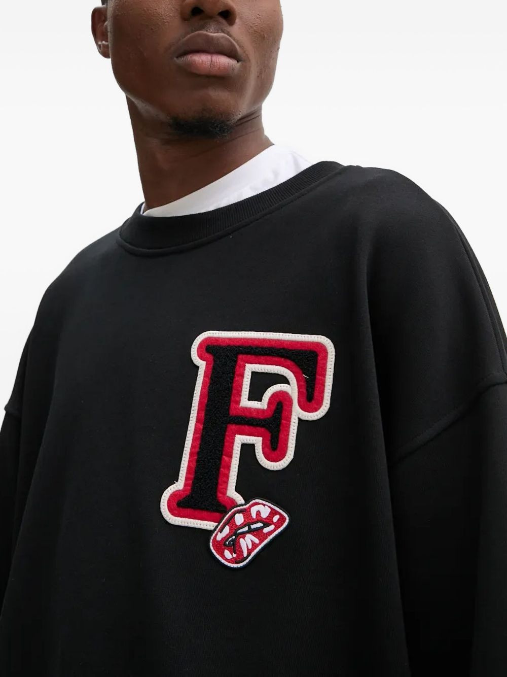 logo-embroidered sweatshirt - 2