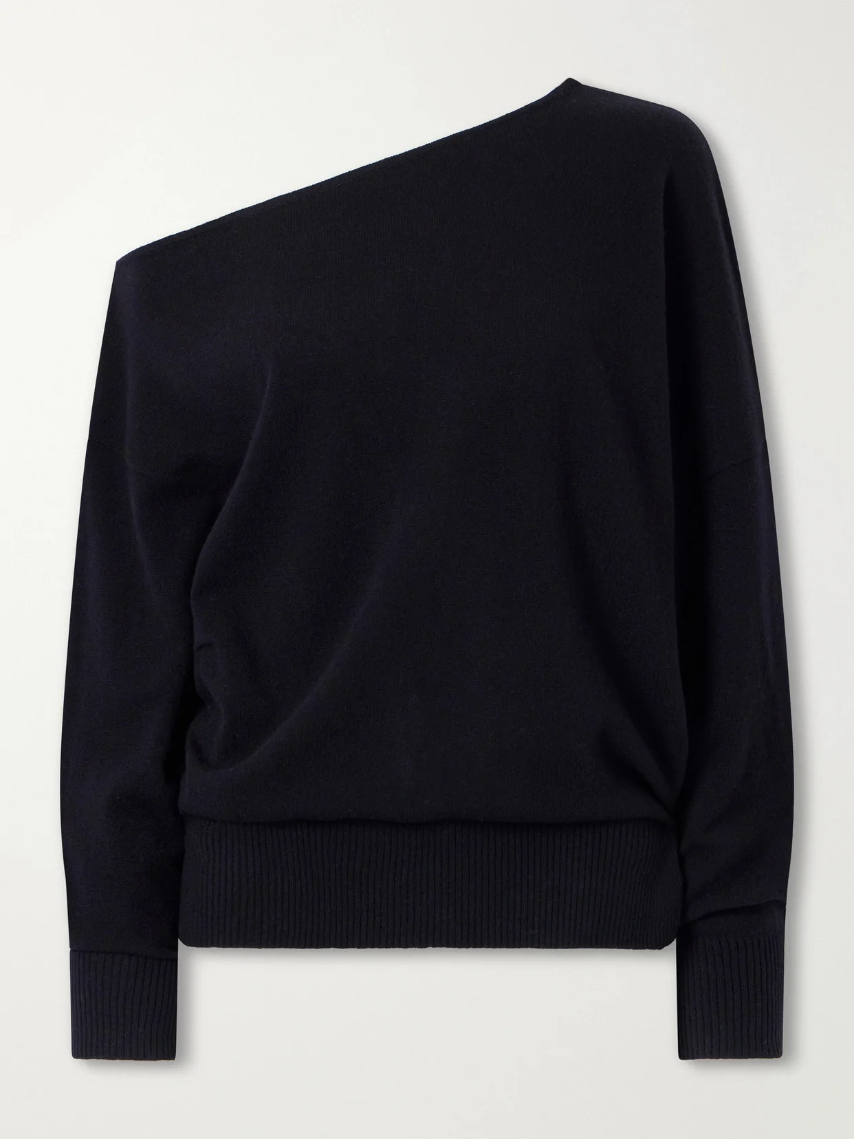 Wiki Off-the-shoulder Cashmere Sweater - 1