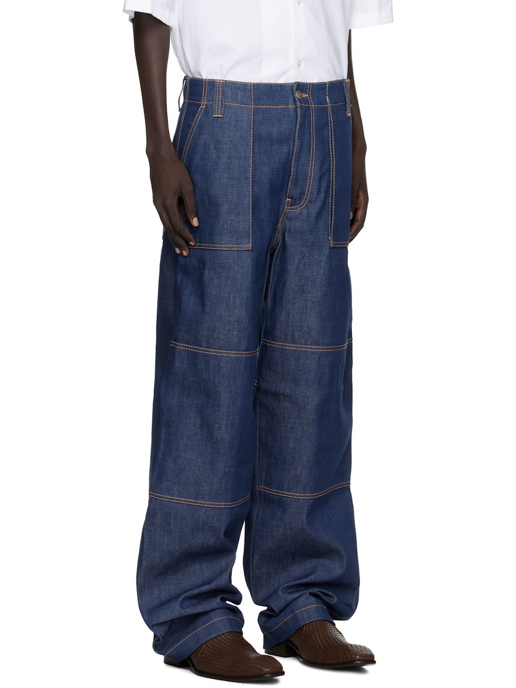 Blue Denim Trousers - 2