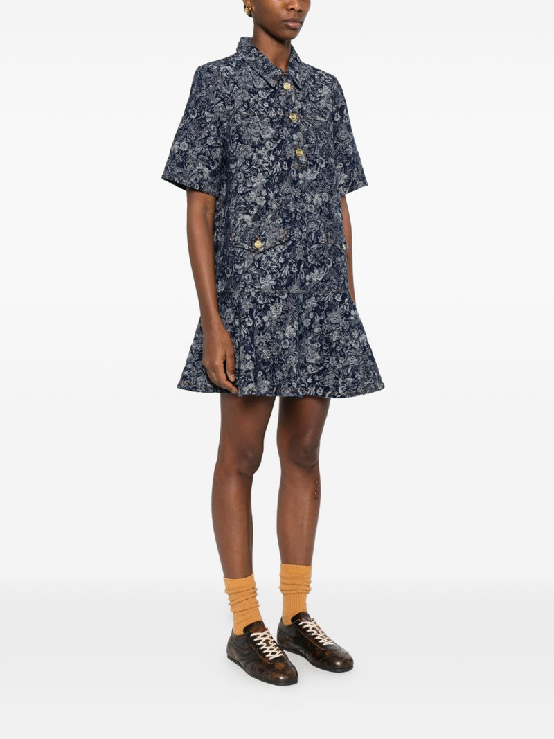 buttoned floral dress 3