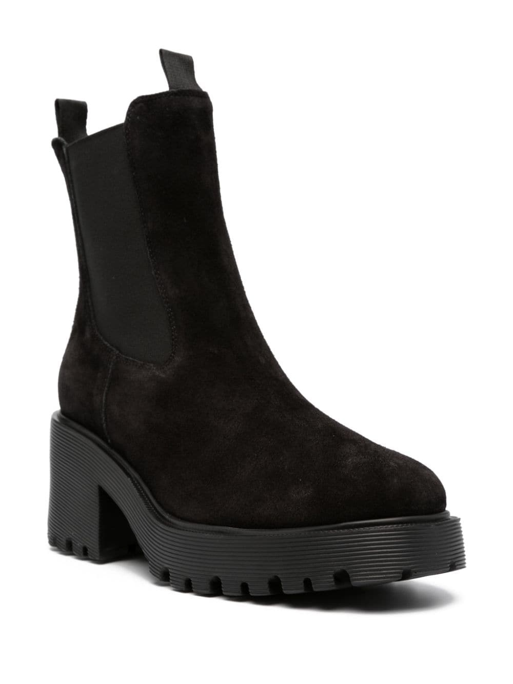 70mm leather ankle boots - 2