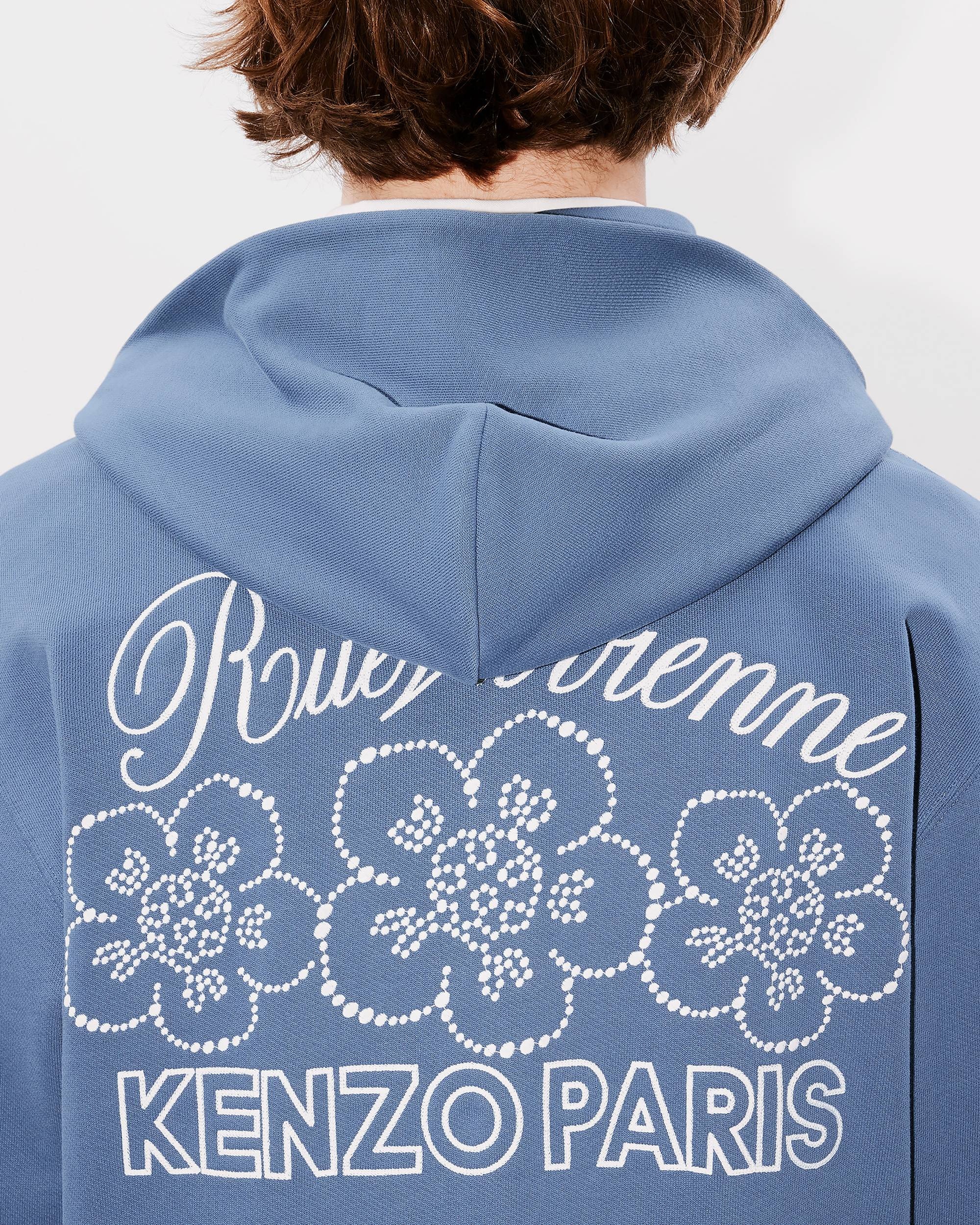 'KENZO Constellation' embroidered zipped hoodie - 6