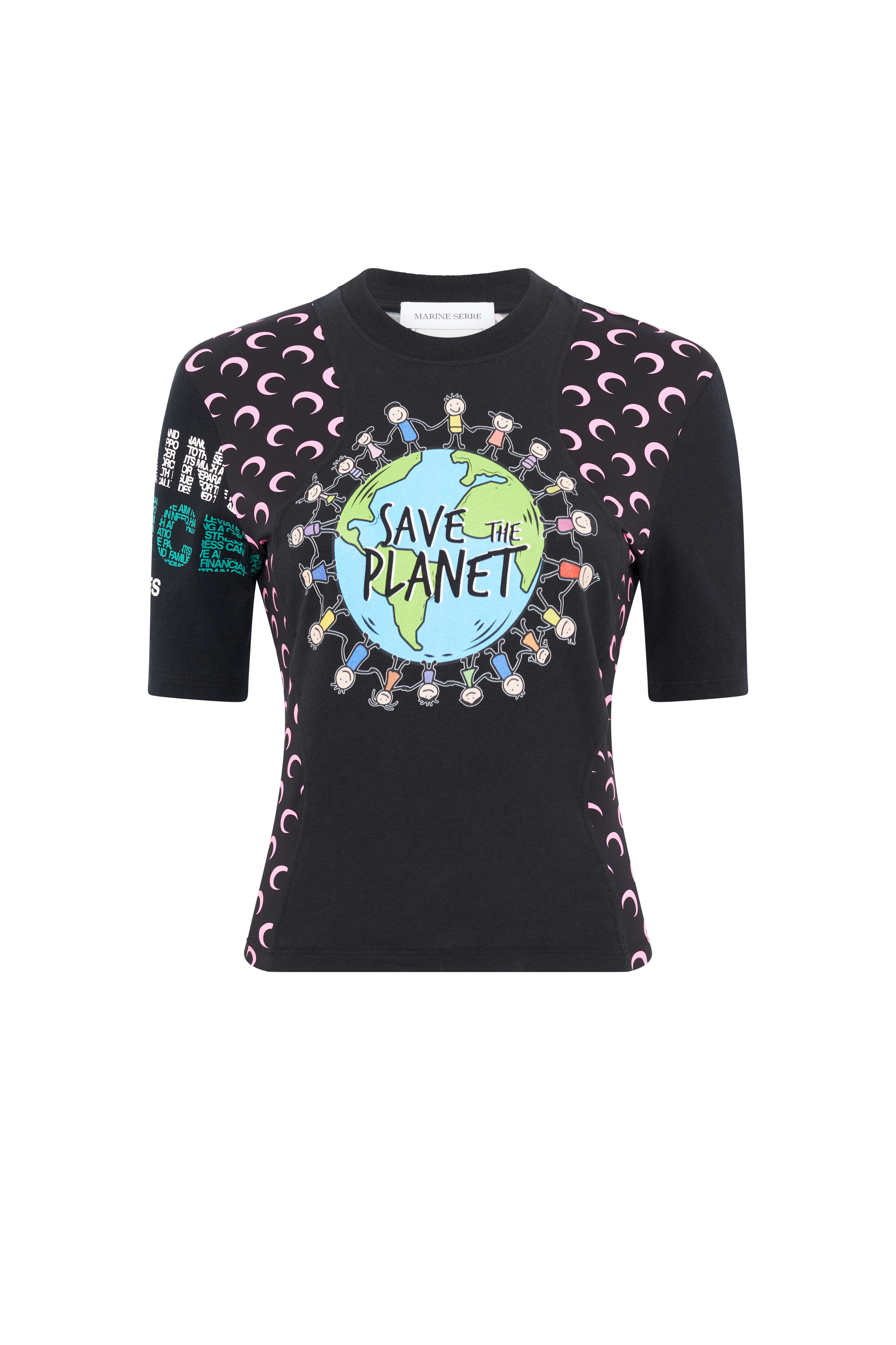 REGENERATED GRAPHIC PEACE JERSEY BABY FIT T-SHIRT - 1