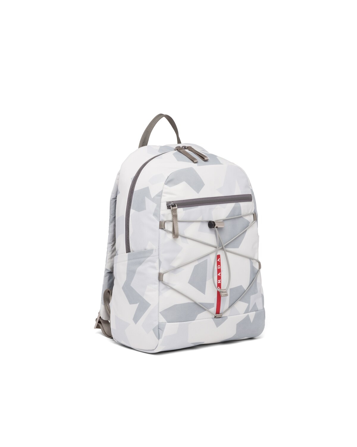 Printed technical fabric backpack - 3