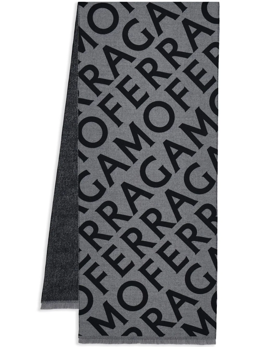 reversible logo scarf - 1