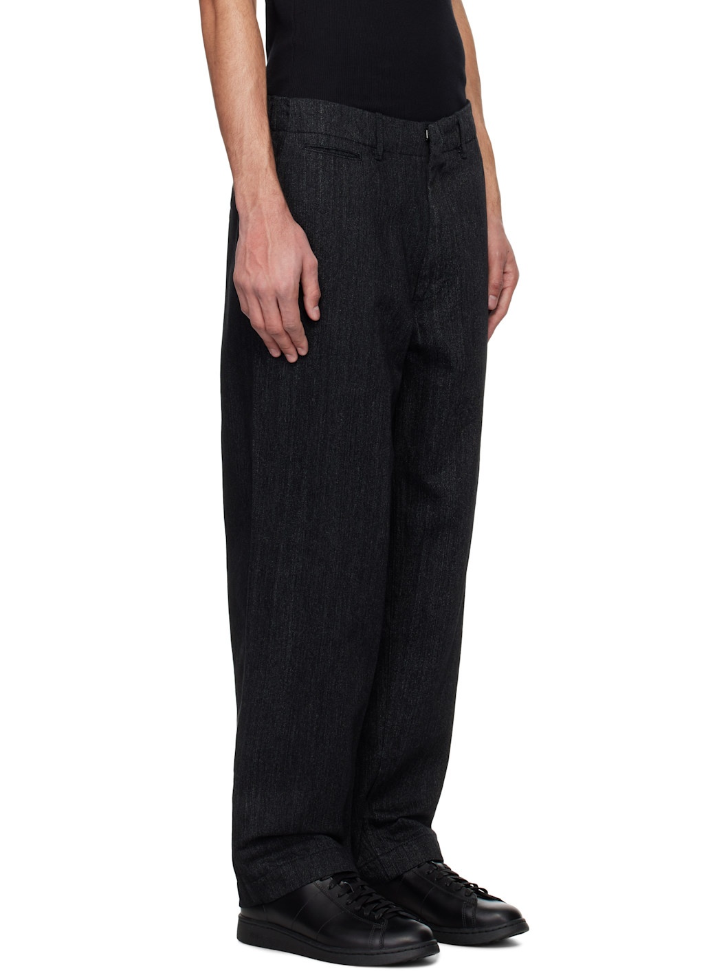 Black Wide Jeans - 2