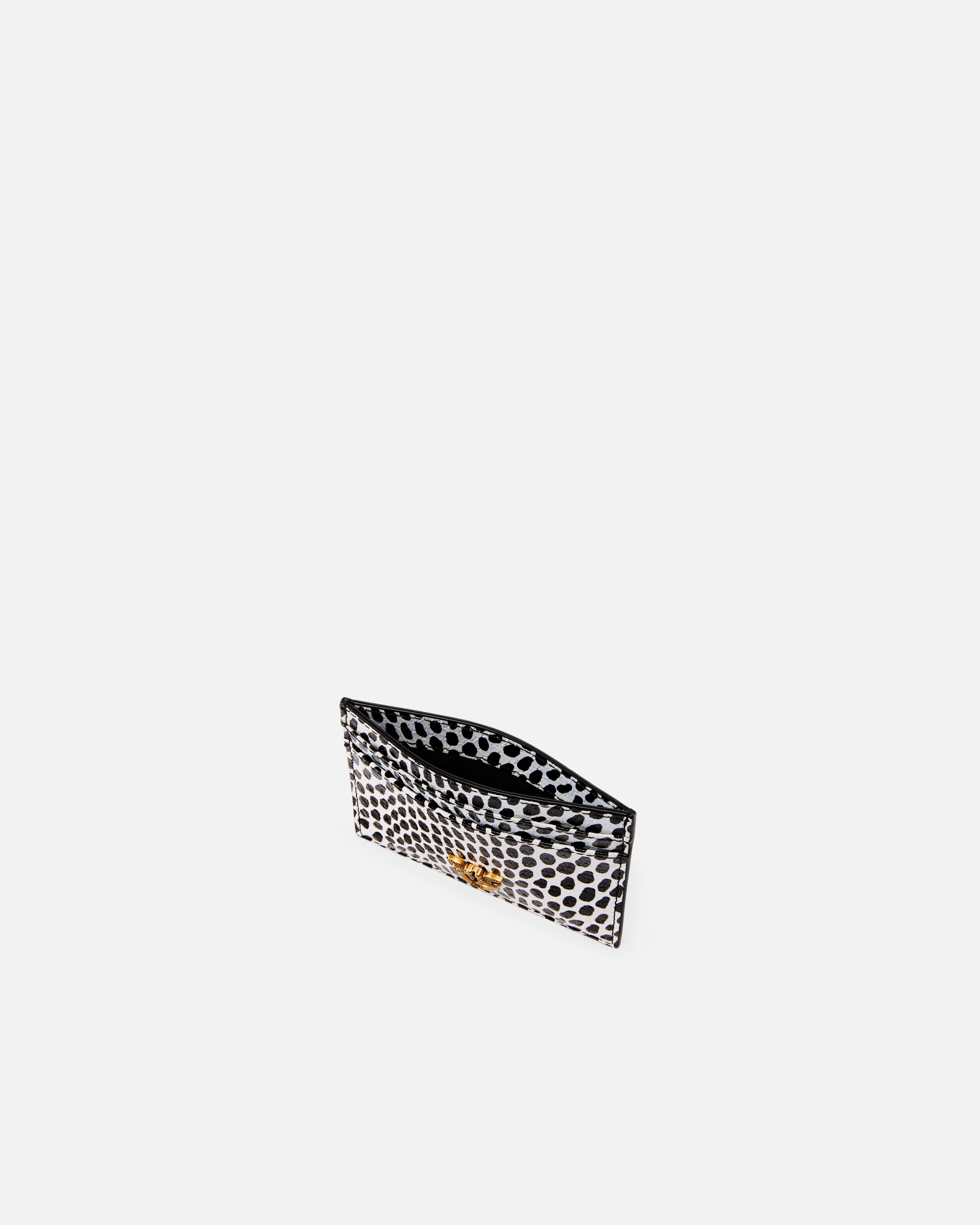 REPTILE PRINT CARD HOLDER WITH POLKA DOTS - 3