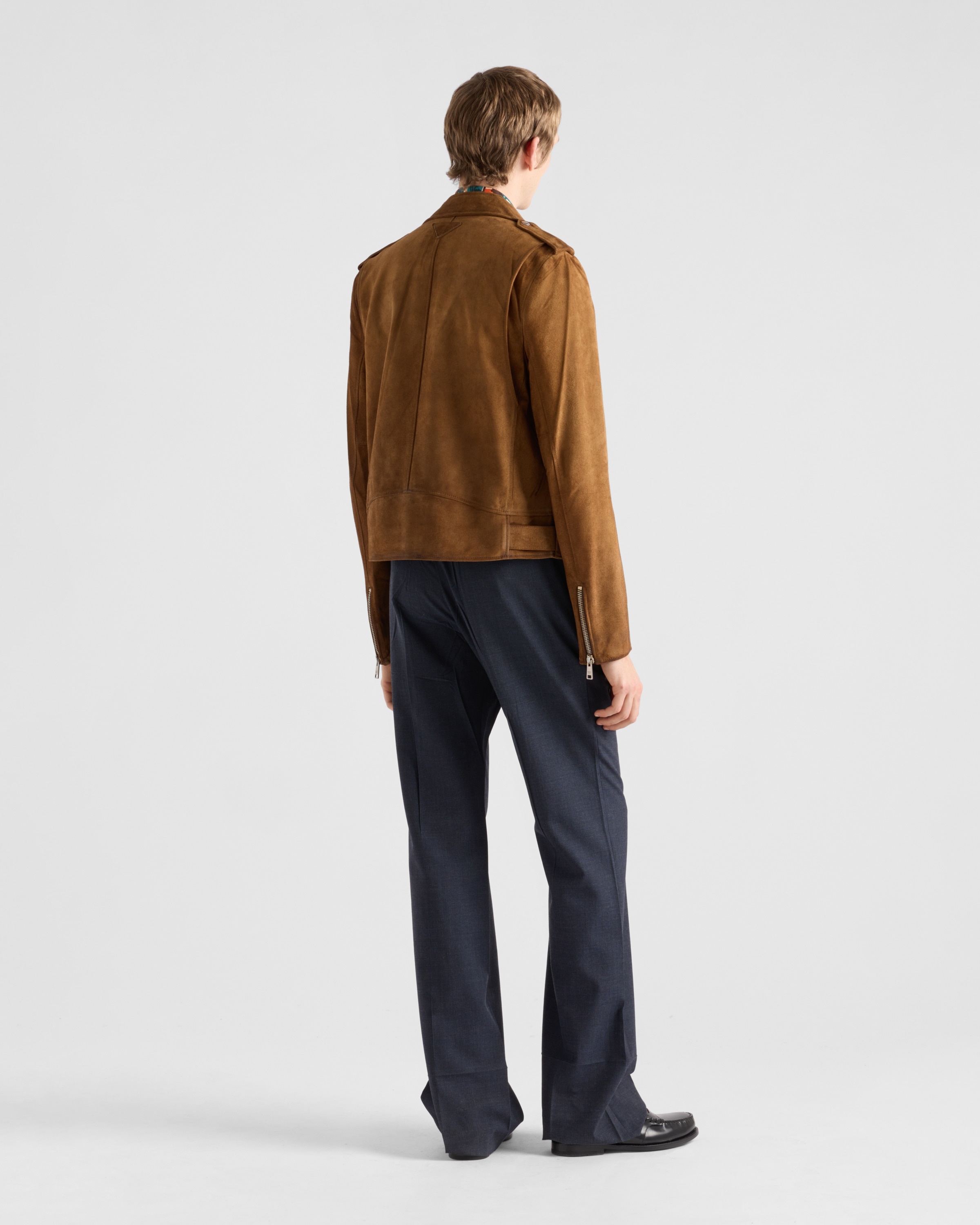Suede biker jacket - 5