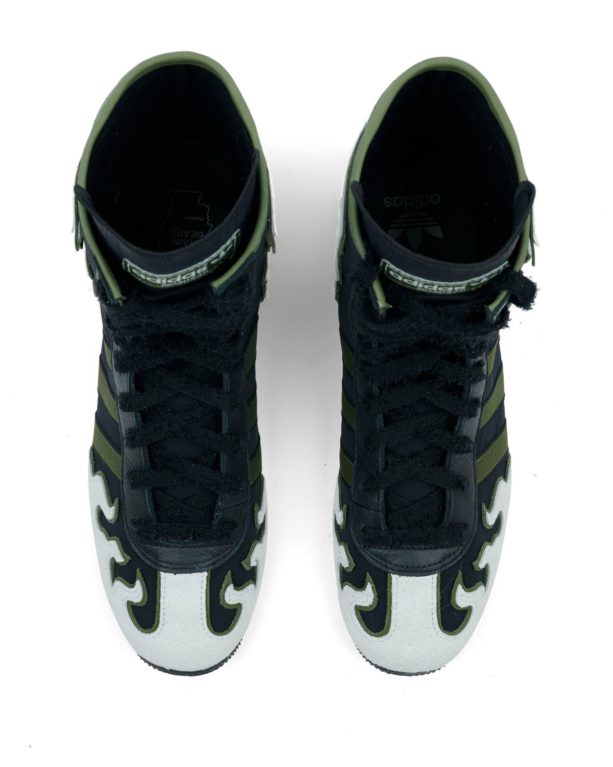 Brain Dead x adidas Japan Hi - Black/Green - 4