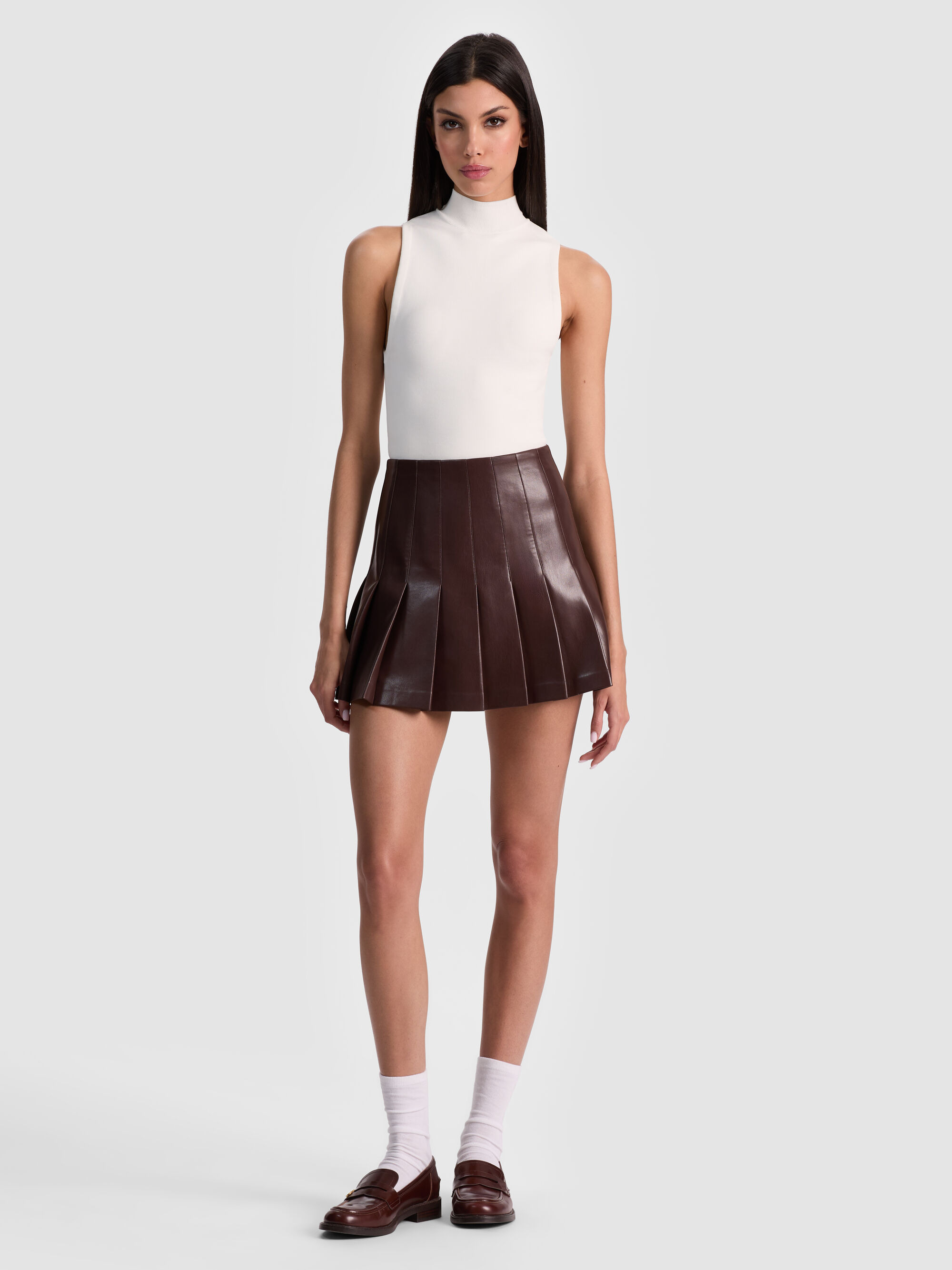 CARTER VEGAN MINI SKIRT - 3