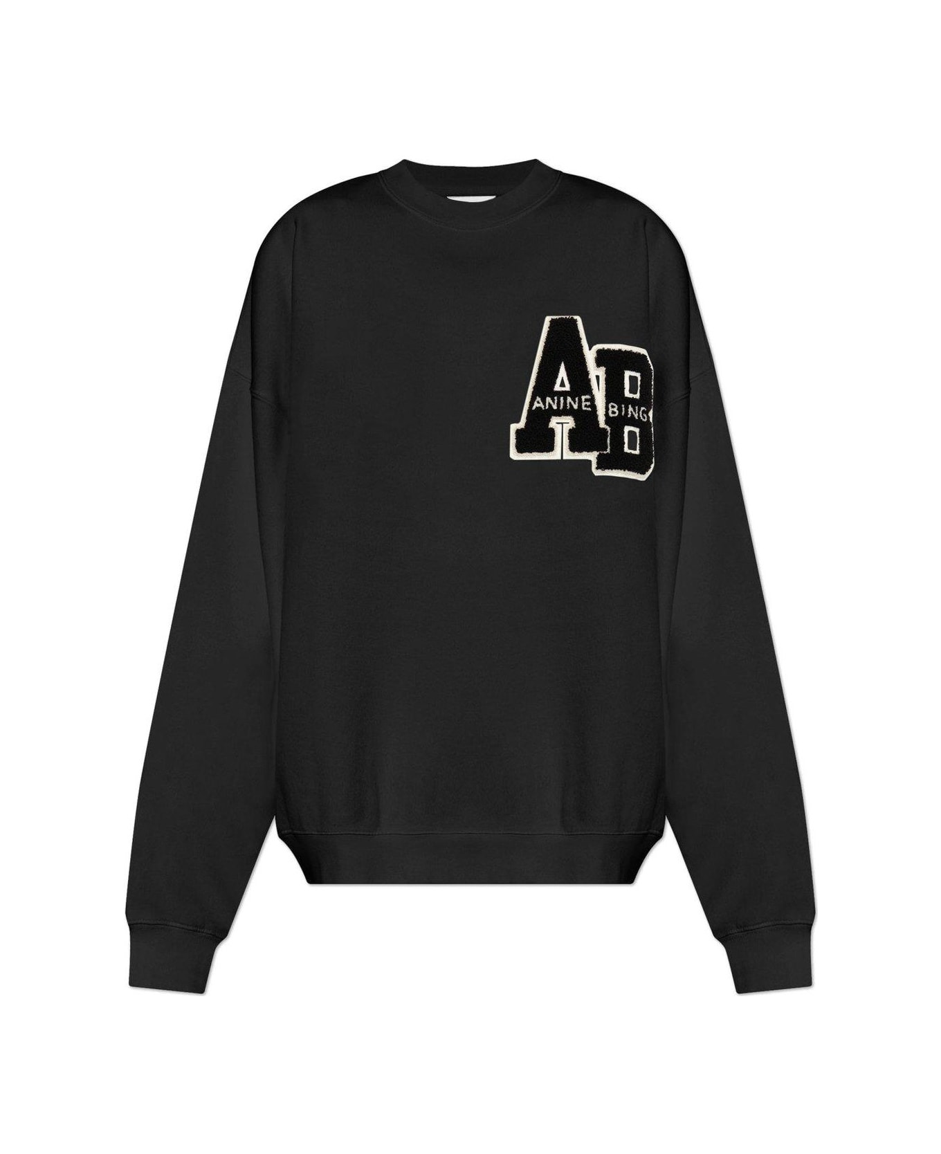 Miles Logo-patch Jersey Sweatshirt - 1