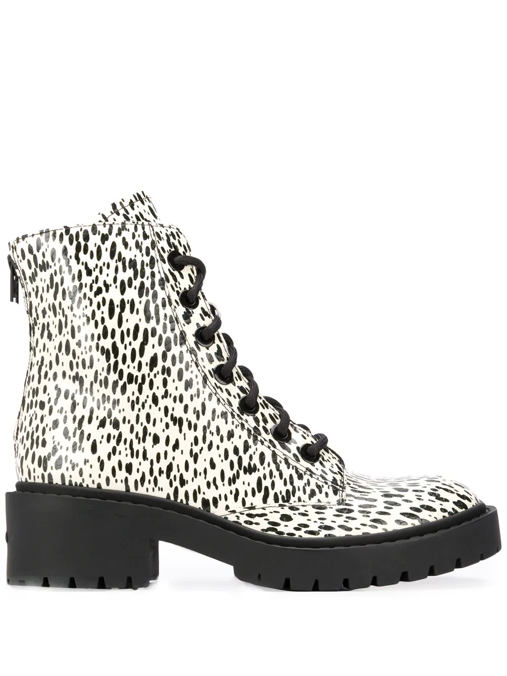 paint-splatter 55mm ankle boots - 1