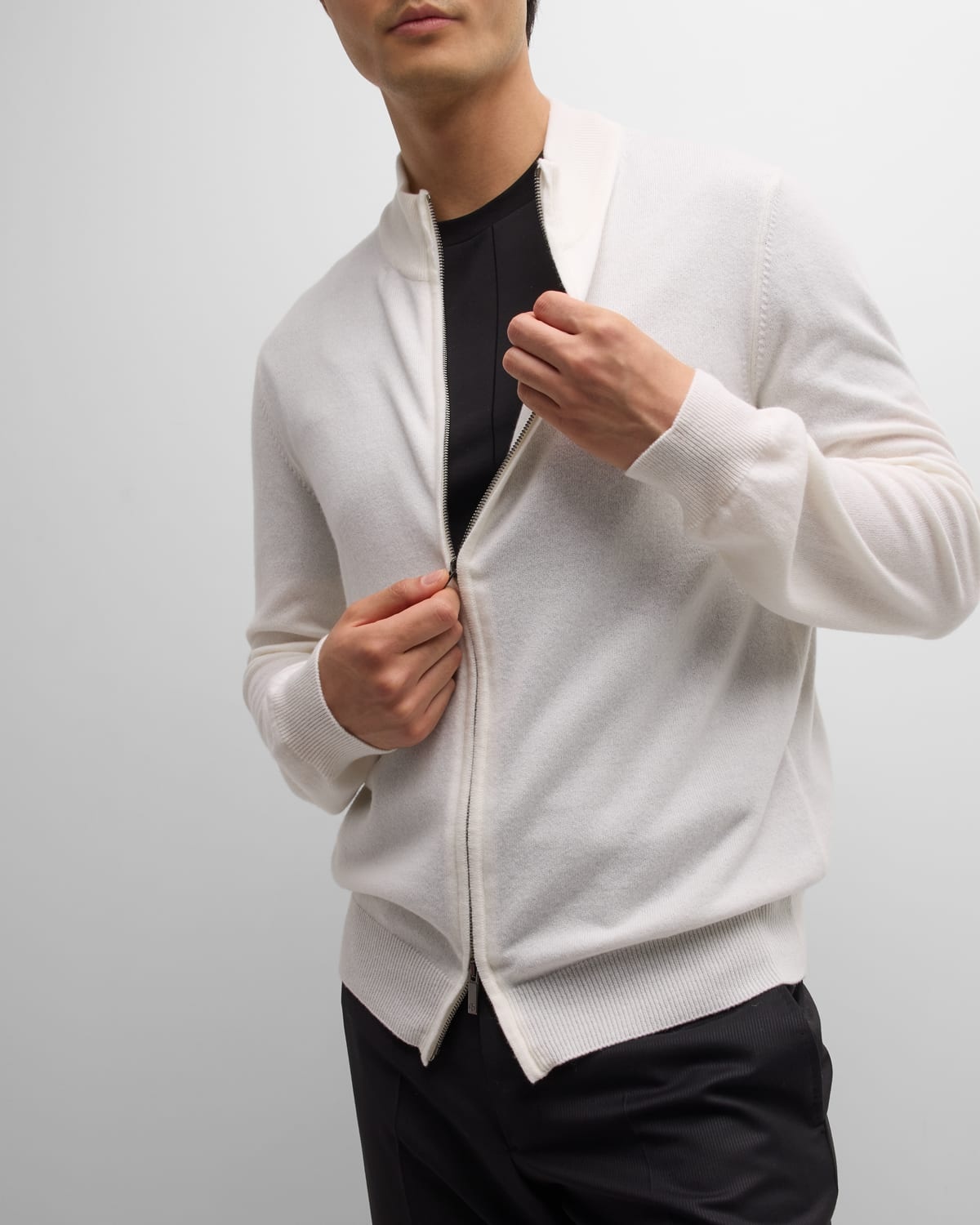 Men's Full-Zip Cashmere Cardigan - 6