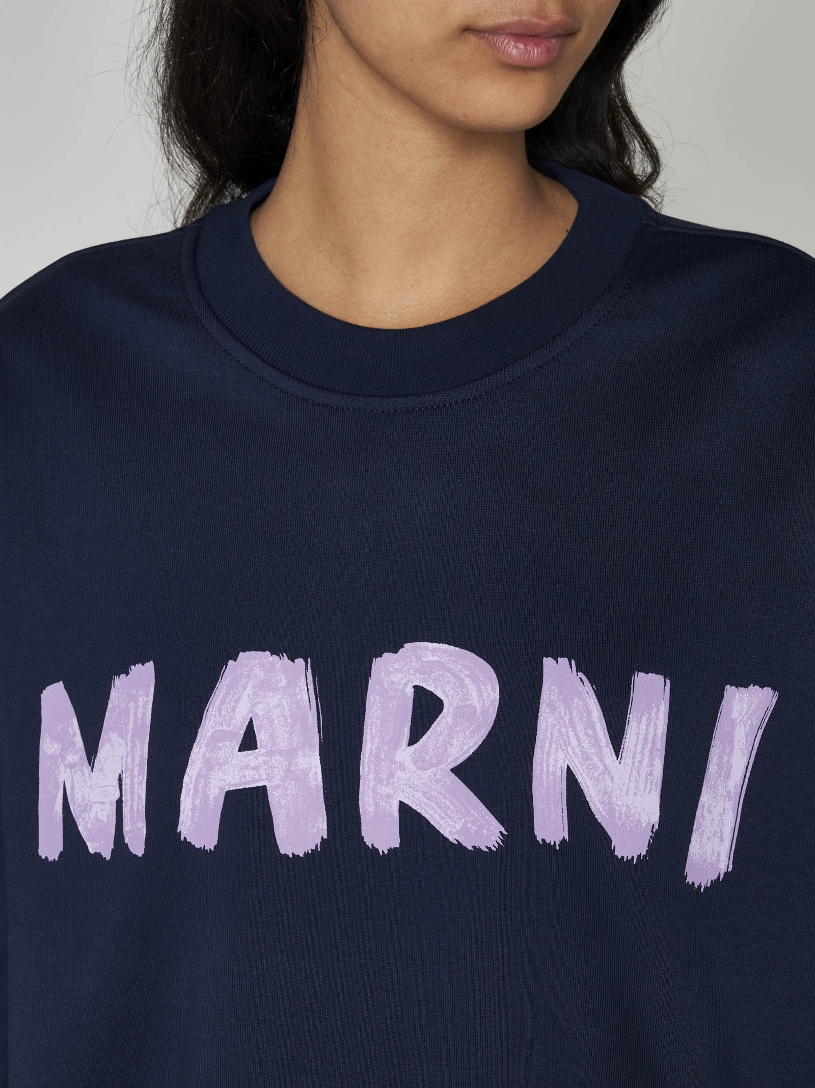 Logo cotton sweatshirt - 5