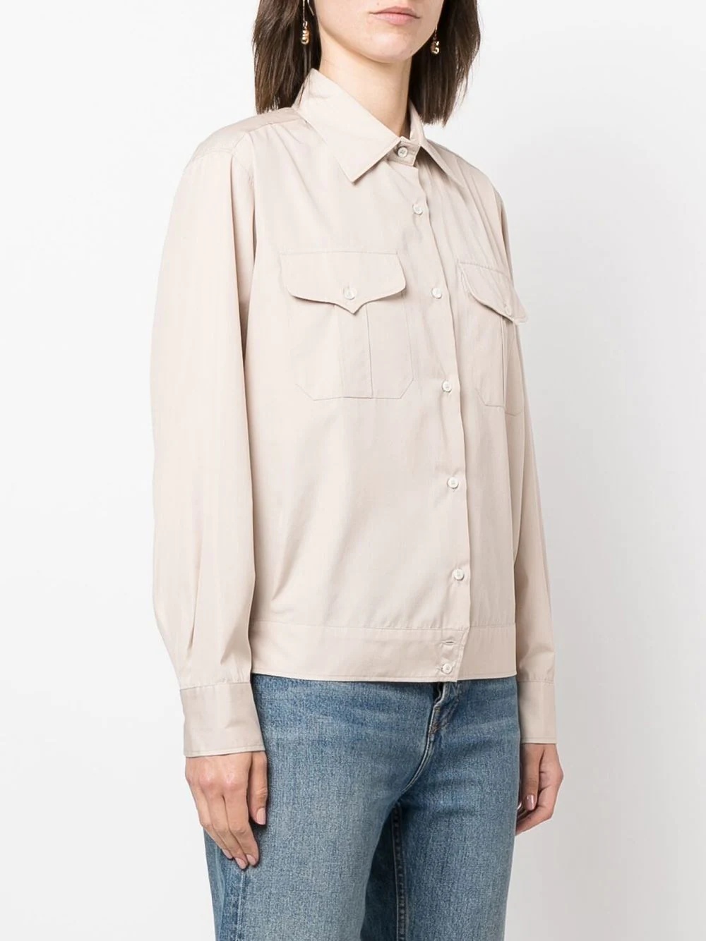 chest flap pocket shirt - 3