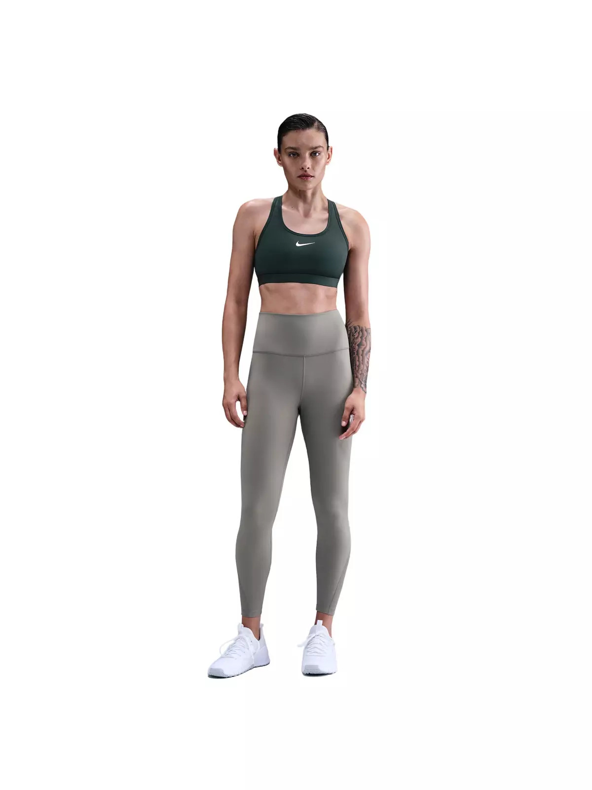 Women's Swoosh Medium Support Padded Sports Bra - Green - 4