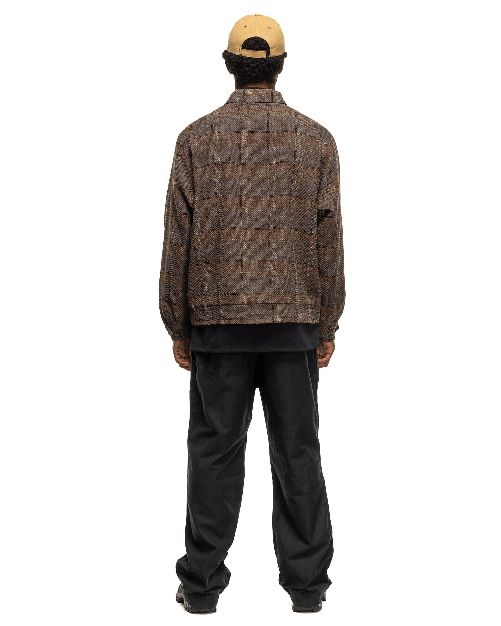 Sport Jacket - W/AC/C/N/R Twill Plaid Dk.Brown - 3