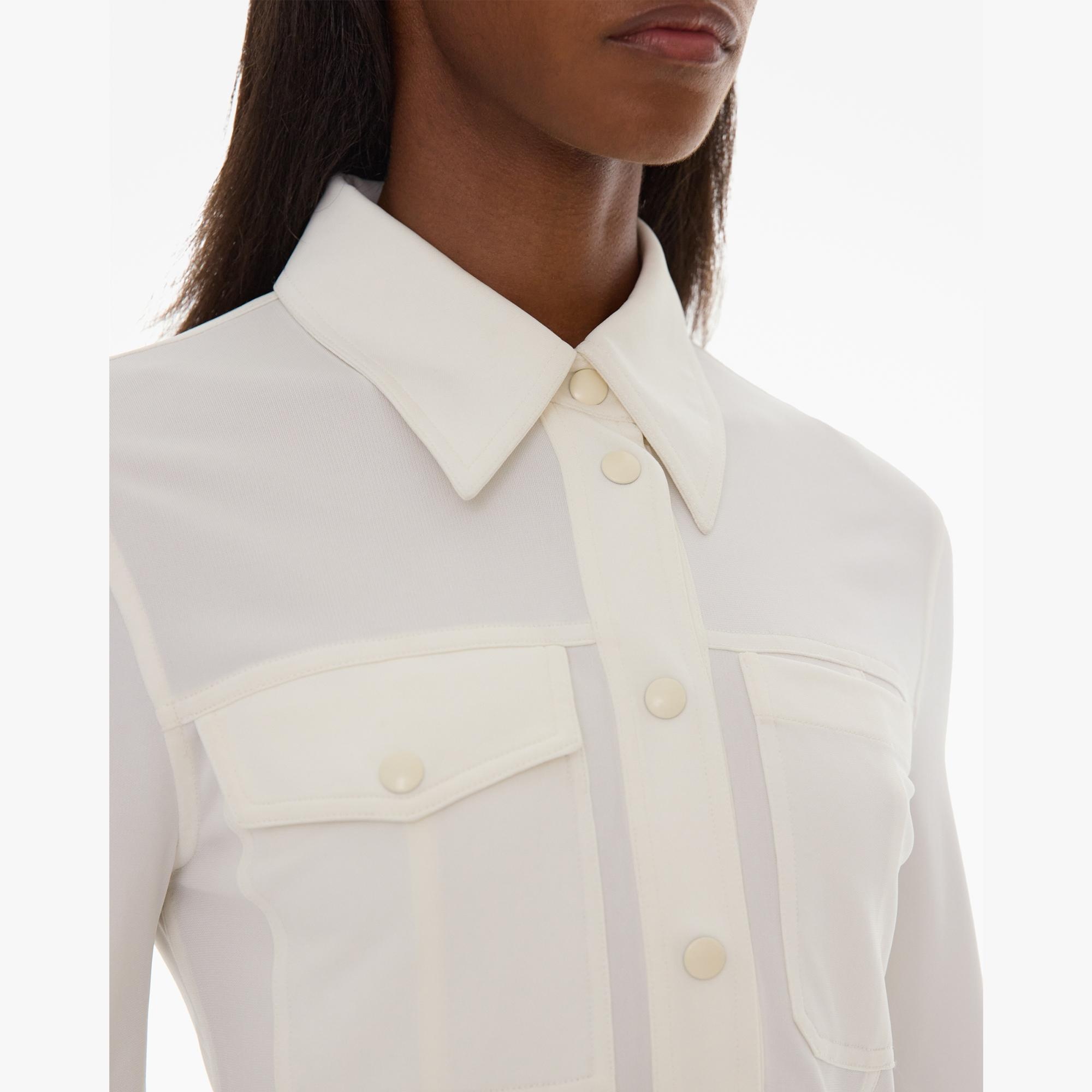 VISCOSE POCKET SHIRT - 5