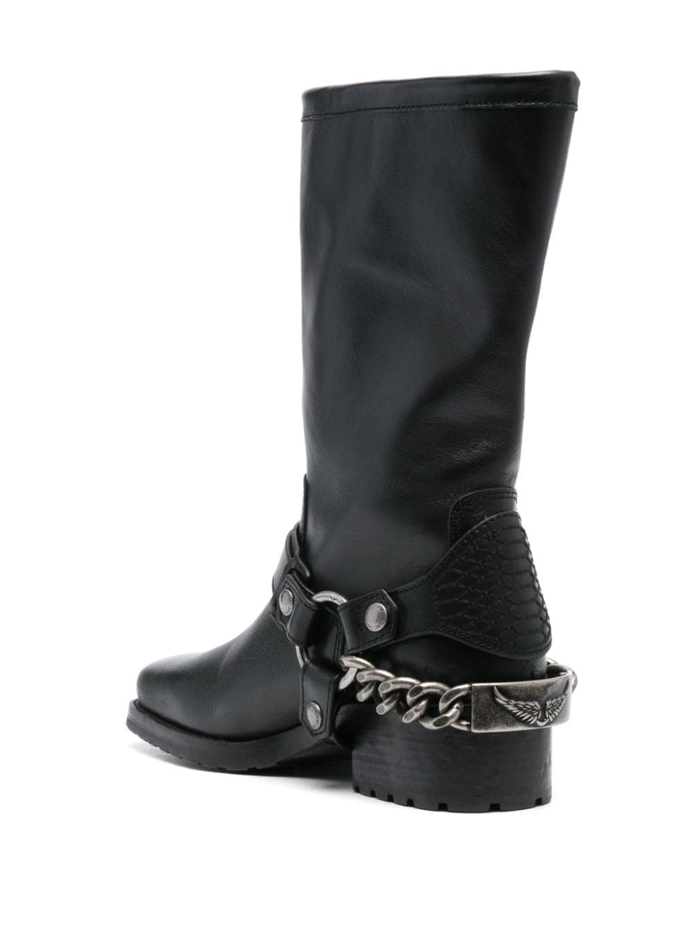 Igata leather biker boots - 3