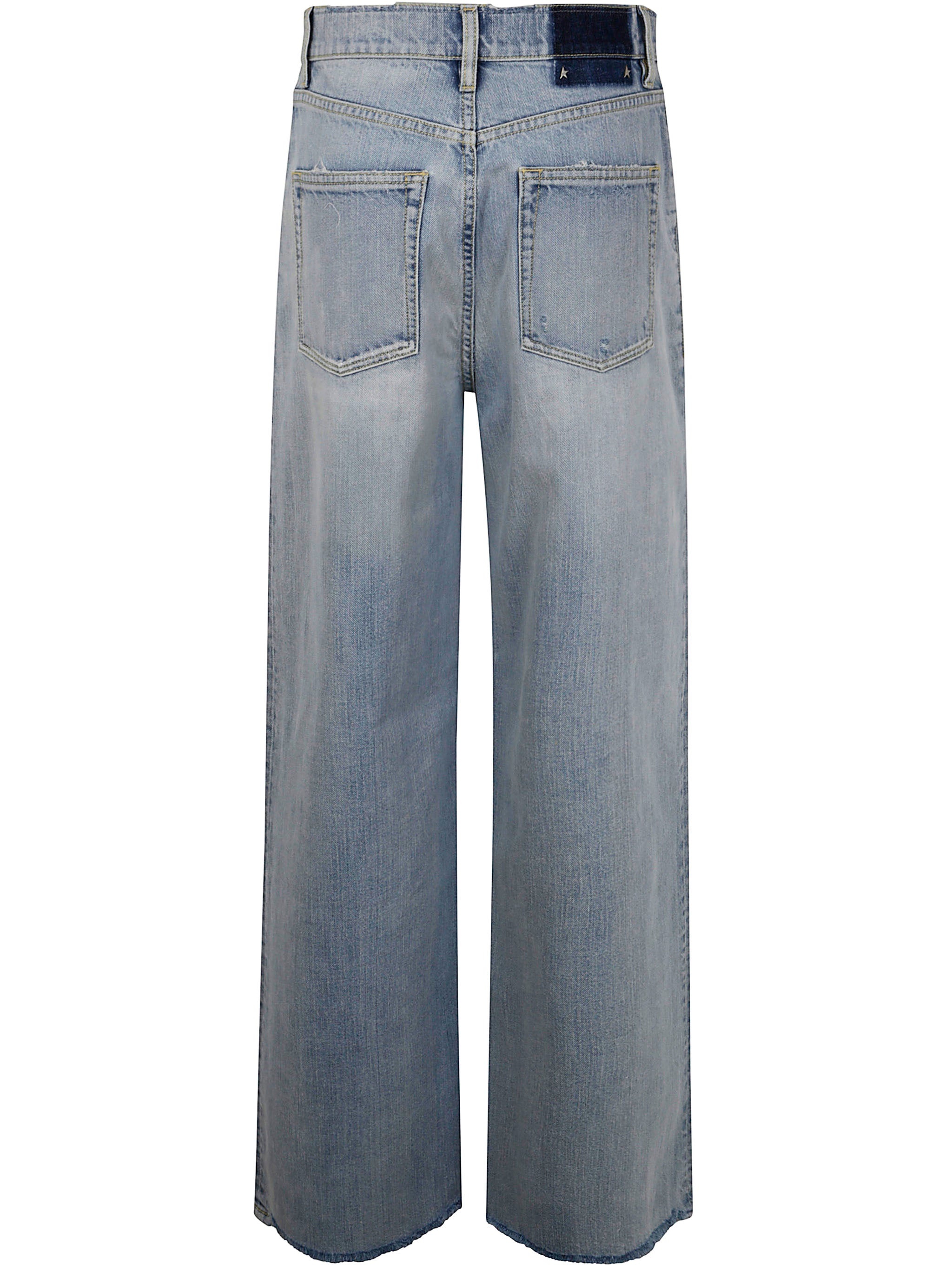 Golden Goose Women Journey W`S Melody Boyfriend Pant Destoyed Bleached Denim - 3