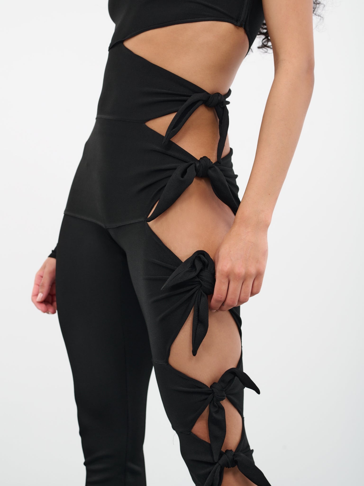 Cut-Out Knot Jumpsuit - 5