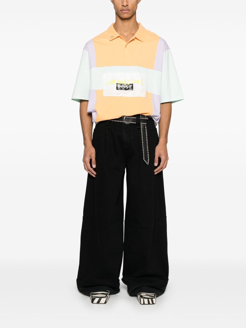 colourblock polo shirt - 2