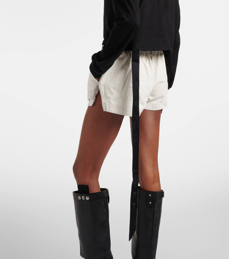 Belted cotton jersey T-shirt 4