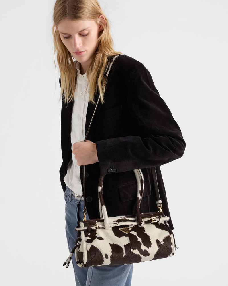 Prada Bonnie medium printed leather handbag 8