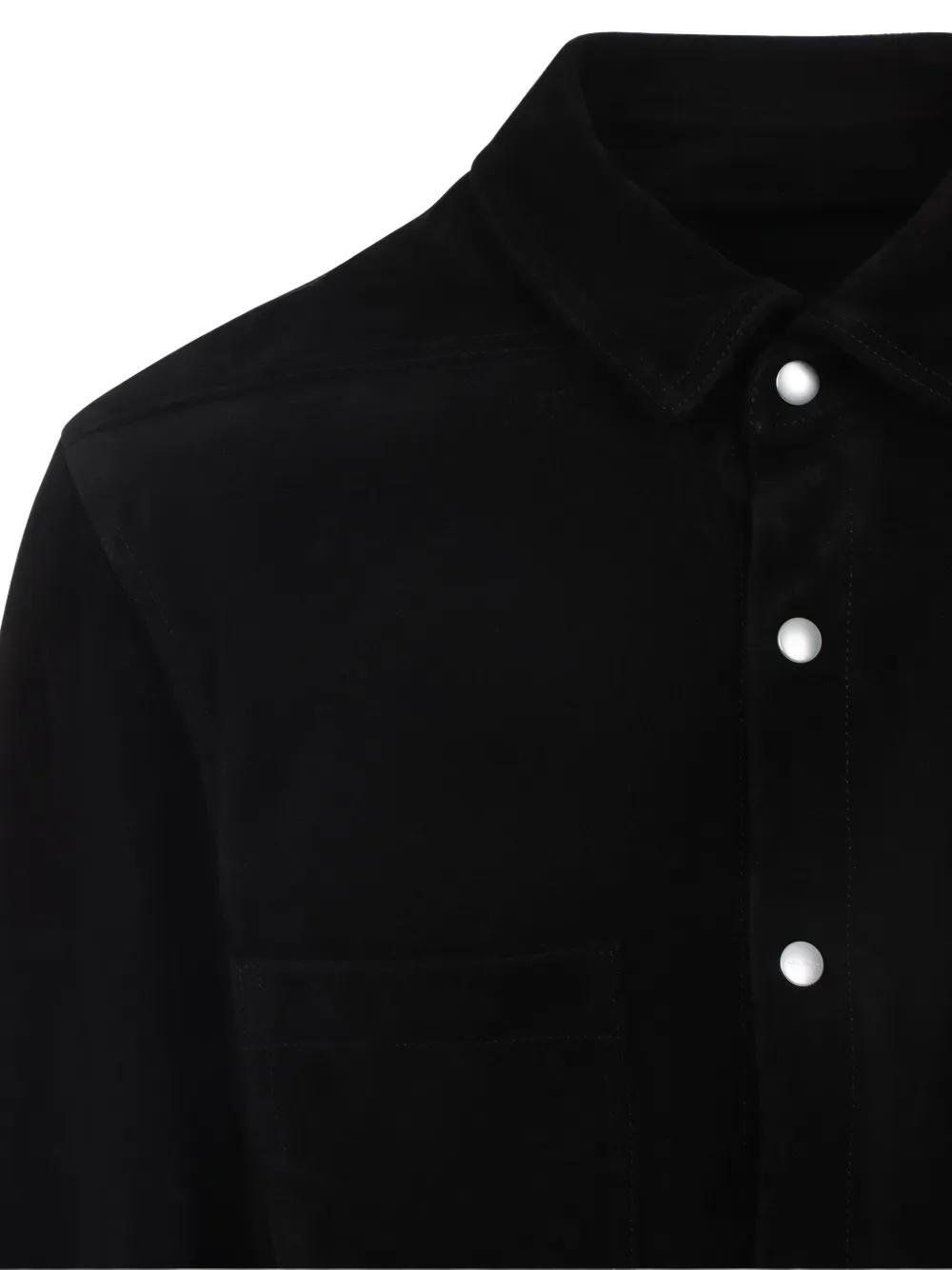 RICK OWENS - Men Giacca In Pelle Outershirt - 3