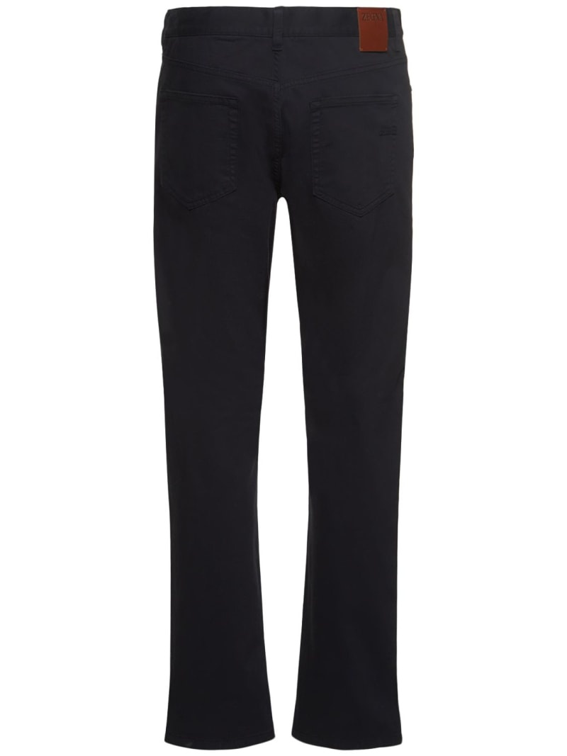 Stretch gabardine pants - 5