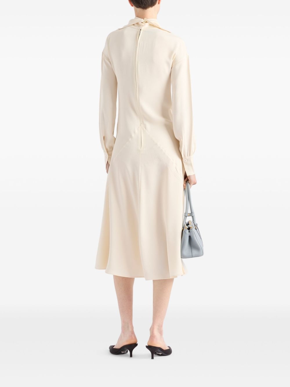 silk midi dress - 3