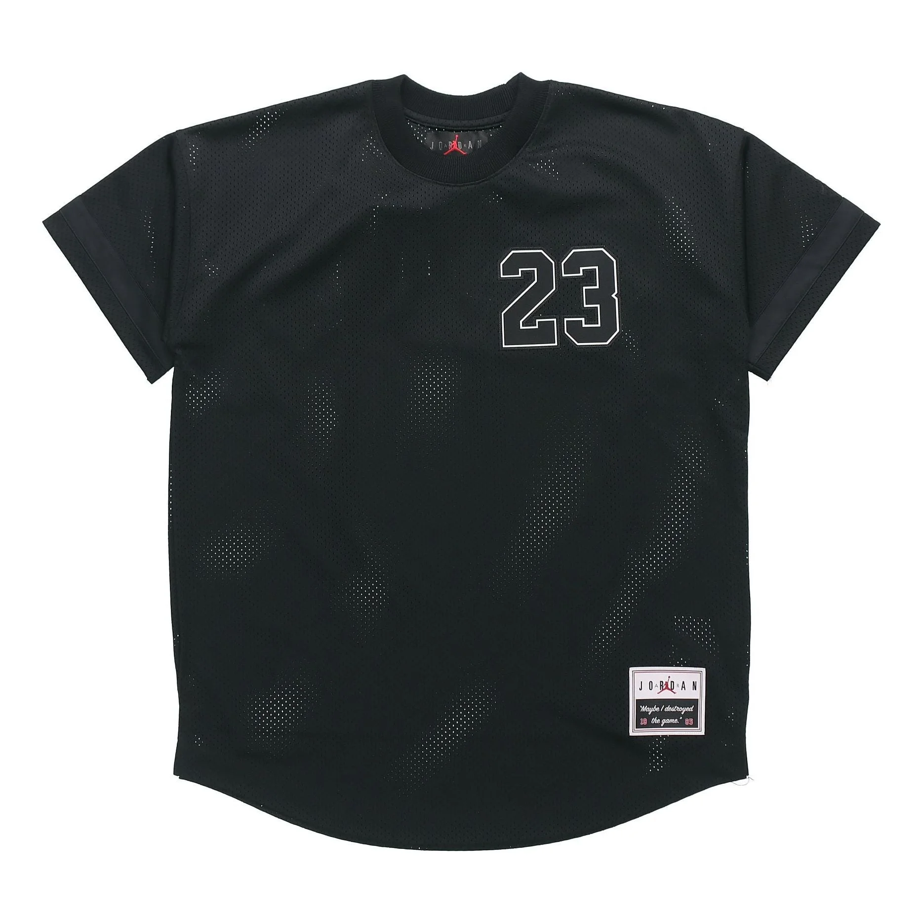 Men's Air Jordan Sports Basketball Black Jersey AO2827-010 - 1