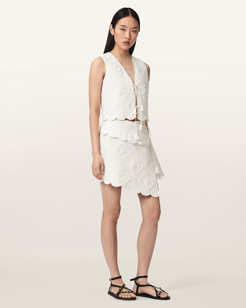 MONA QUILTED CROPPED VEST 5