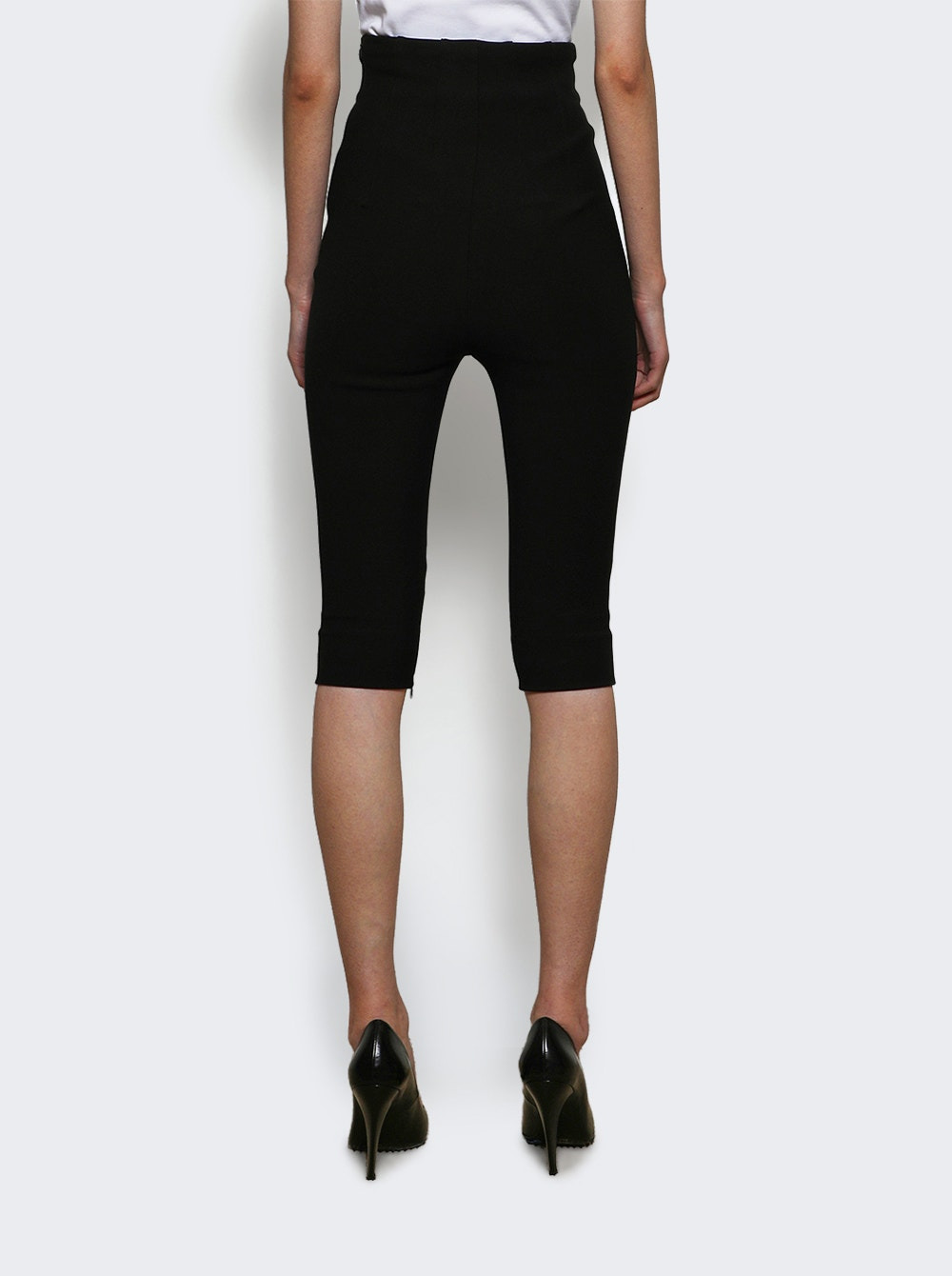 Stretch Capri Pants 990 Black - 5