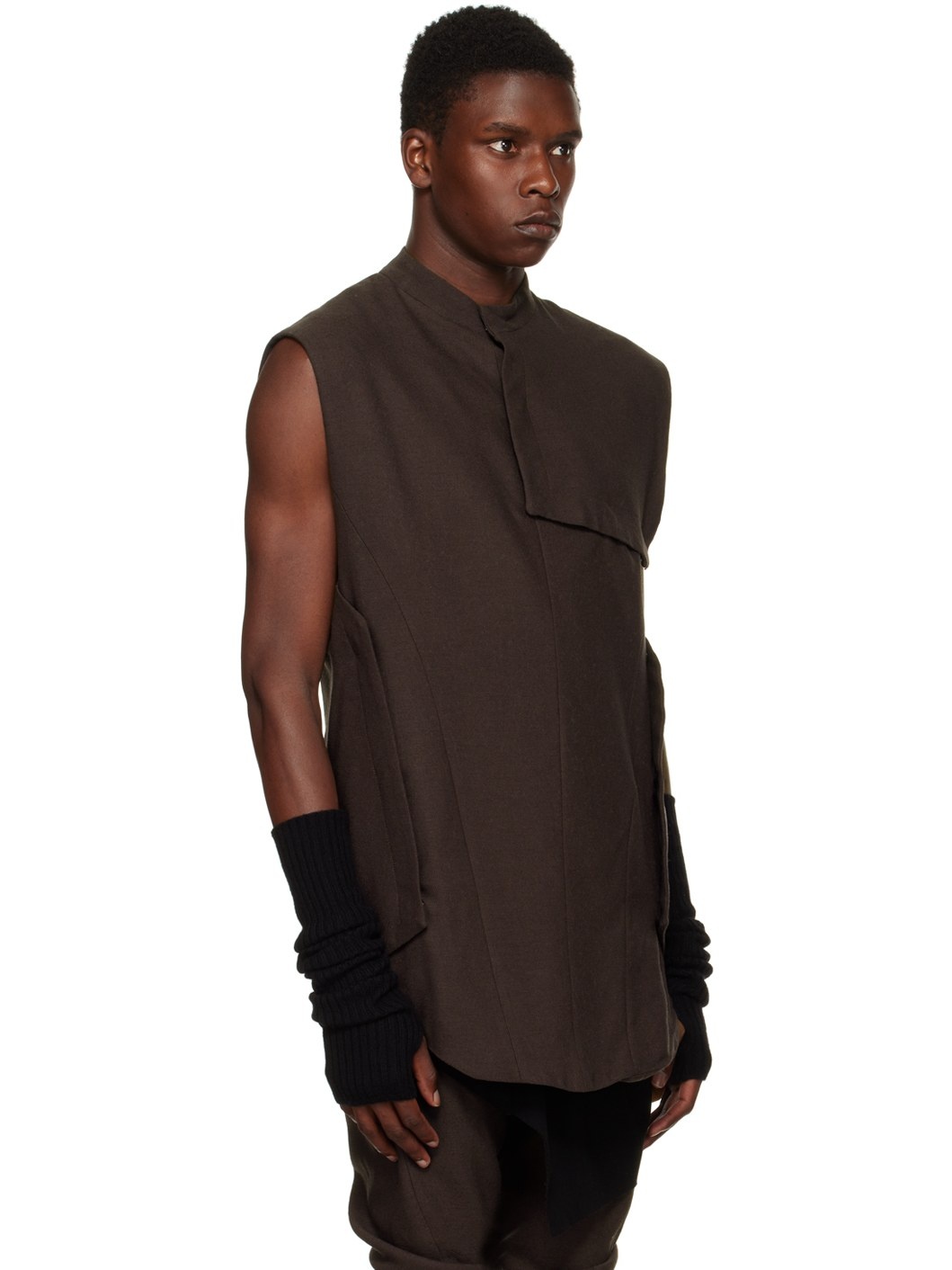 Brown Multi Button Shirt - 2
