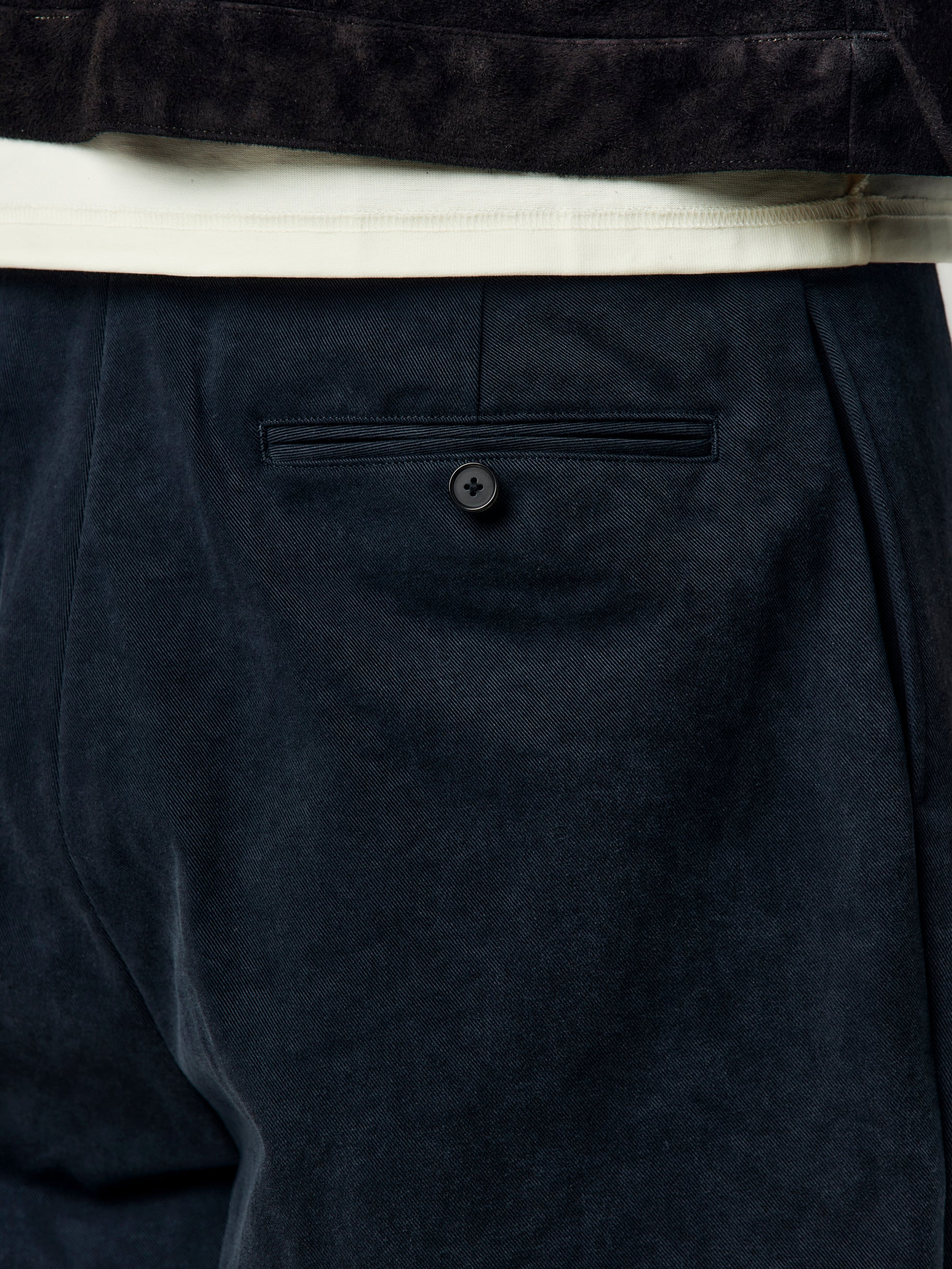 TYPE.3 CHINO TROUSERS (NAVY) - 6