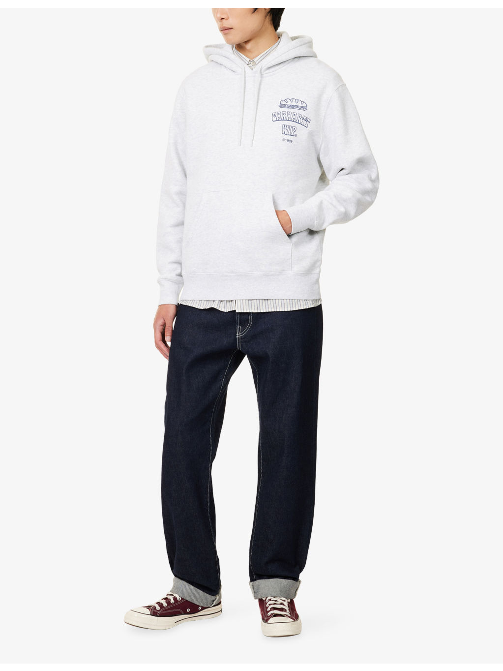 Sandwich Graphic-Print Long-Sleeve Cotton-Jersey Hoody - 2