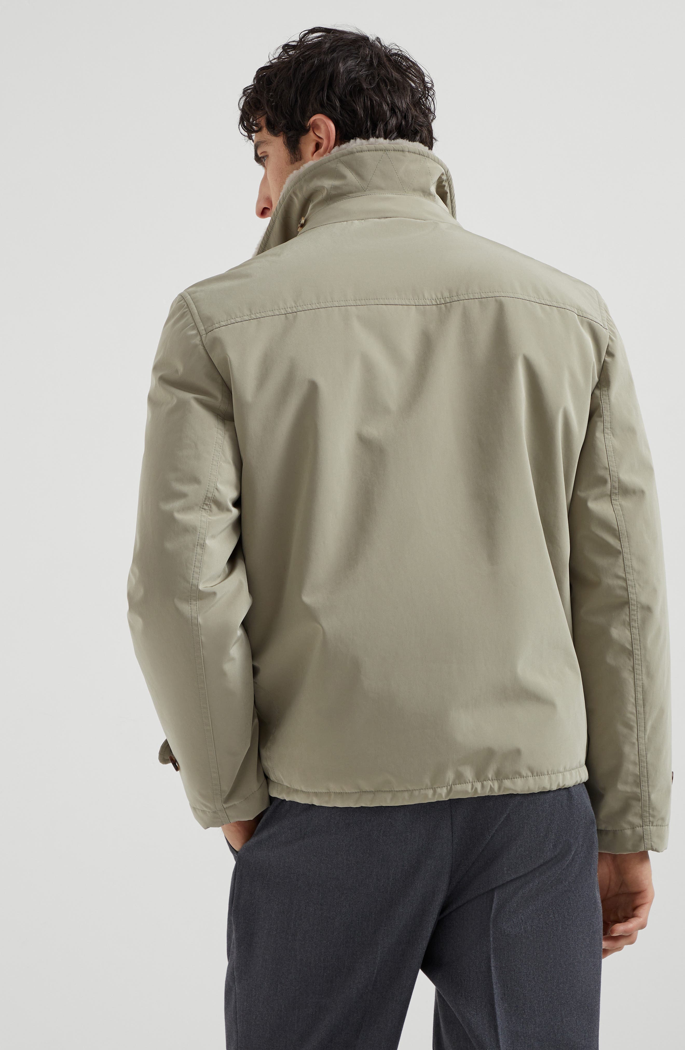 Brunello Cucinelli Nylon outerwear in Khaki at Nordstrom - 3