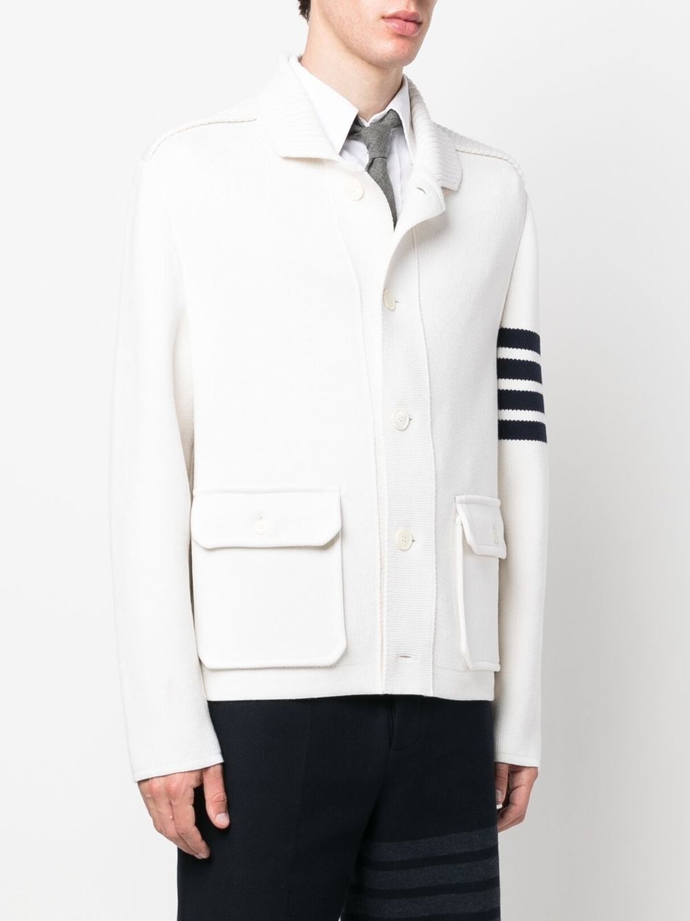 4-Bar buttoned cardigan - 3