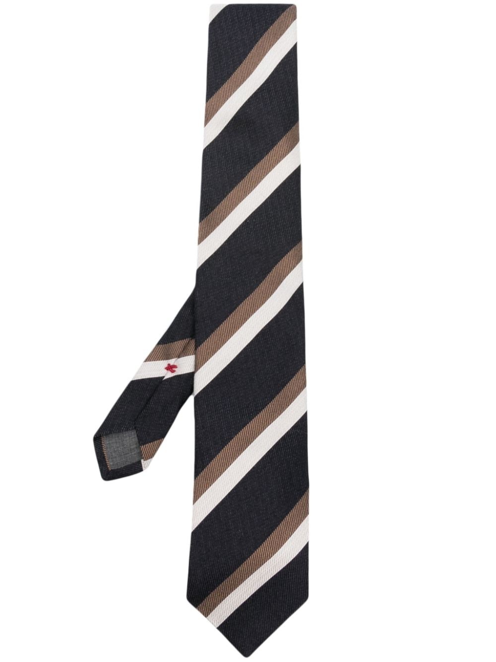 diagonal striped tie - 1