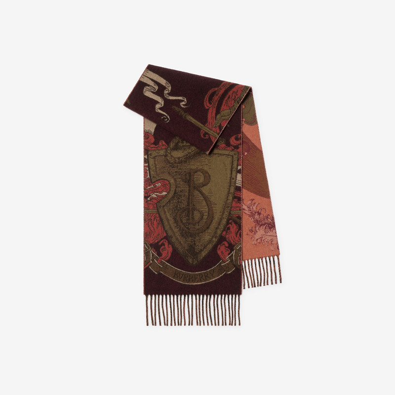 Etched Knight Cashmere Scarf 1