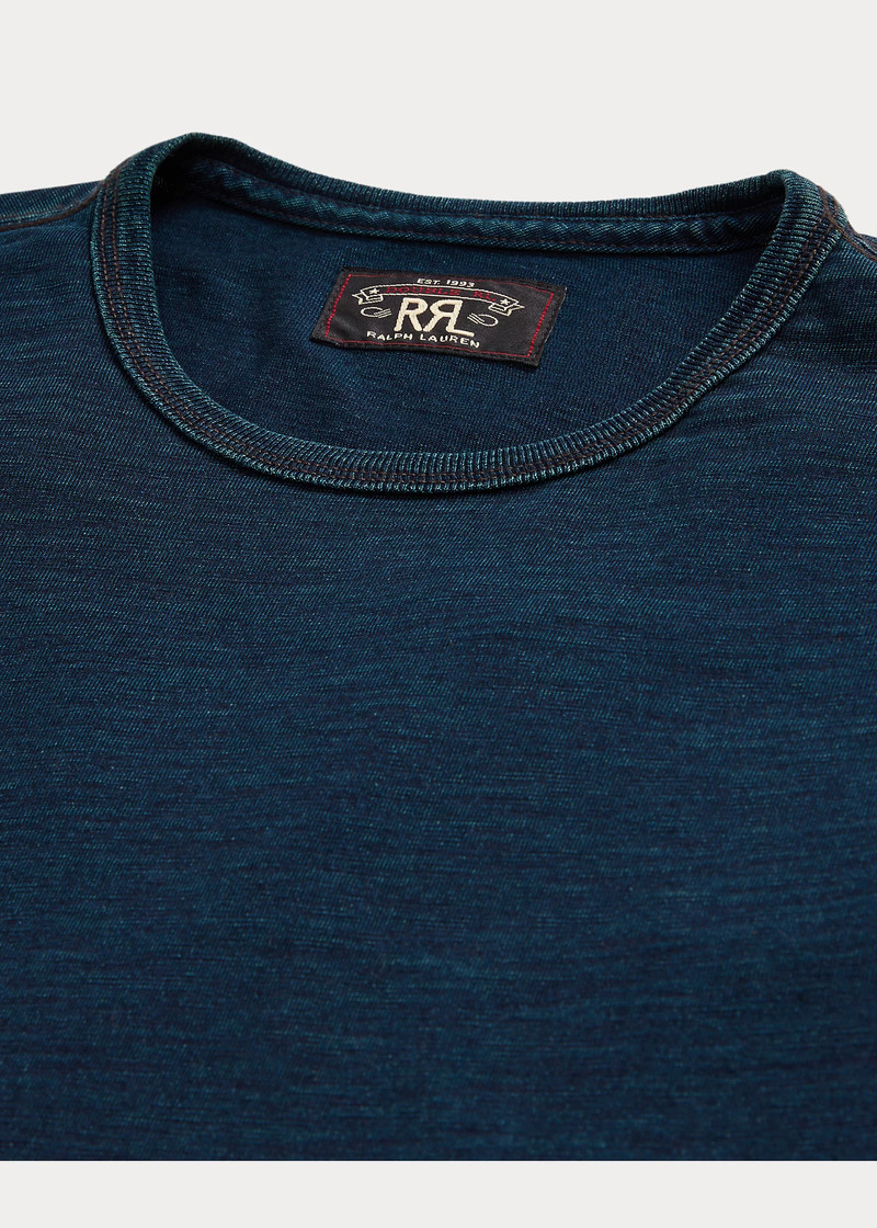 Indigo Jersey Long-Sleeve T-Shirt 3